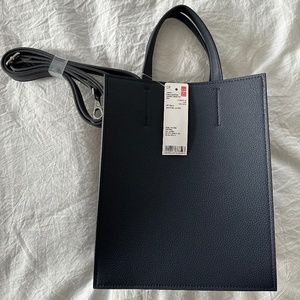 NWT UNIQLO Square Navy Cross Body Purse